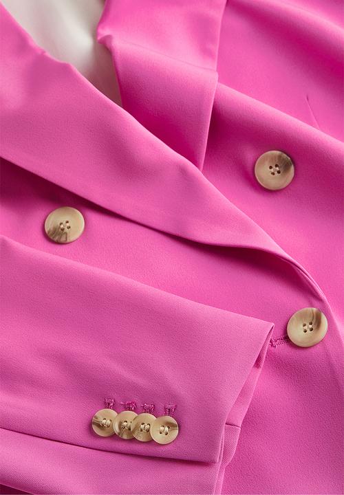 H&M - Double-breasted blazer - pink