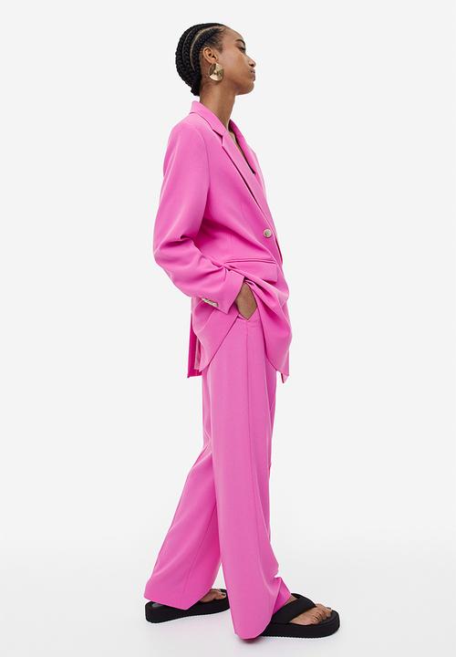 H&M - Double-breasted blazer - pink