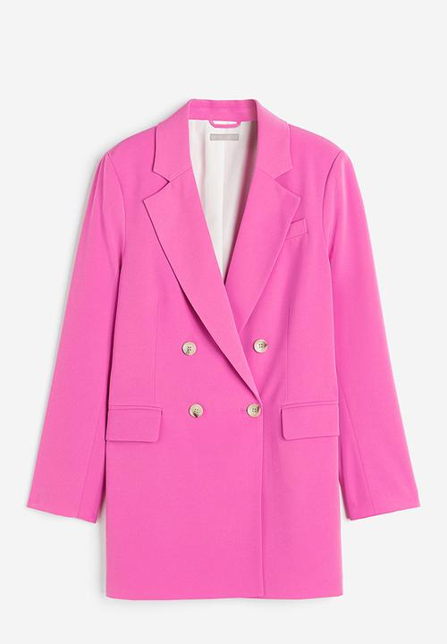 H&M - Double-breasted blazer - pink