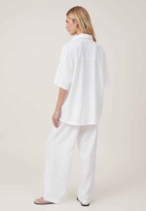 Cotton On - Haven wide leg pant - white