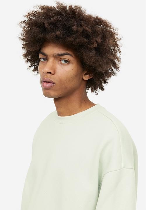 H&M - Relaxed fit sweatshirt - mint green
