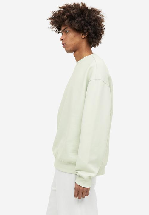 H&M - Relaxed fit sweatshirt - mint green