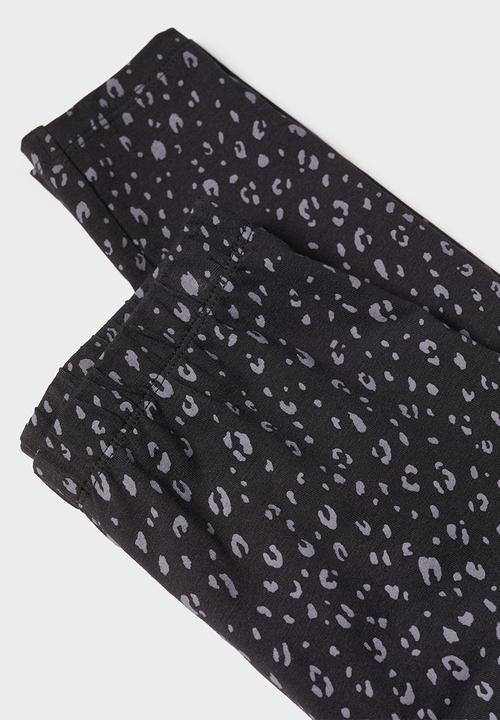 MANGO - Leggings eliop - black