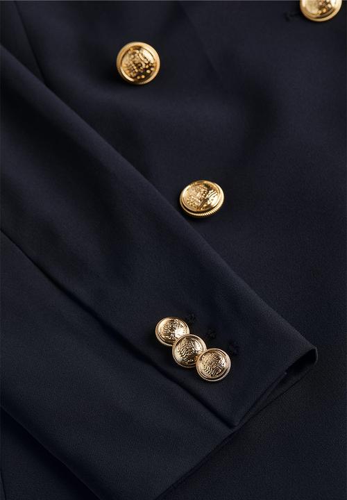 H&M - Double-breasted blazer - navy blue 