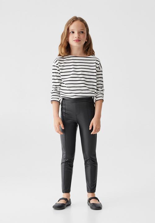 MANGO - Leggings rocker - black