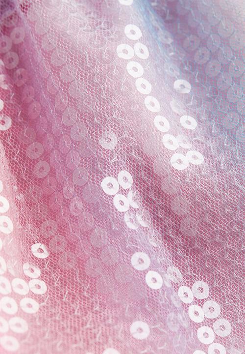 H&M - Sequined pull-on shorts - pink 