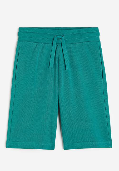 H&M - Sweatshirt shorts - teal 