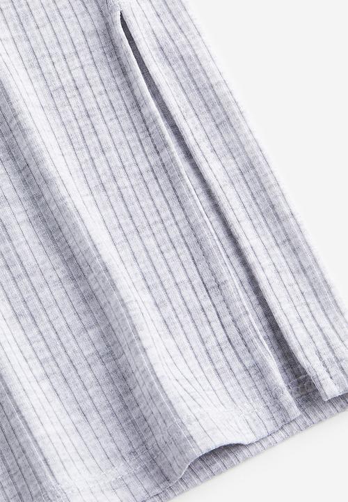 H&M - Ribbed skirt - grey
