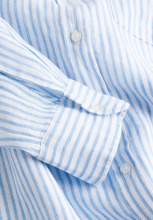 H&M - Linen shirt - blue