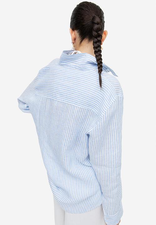 H&M - Linen shirt - blue