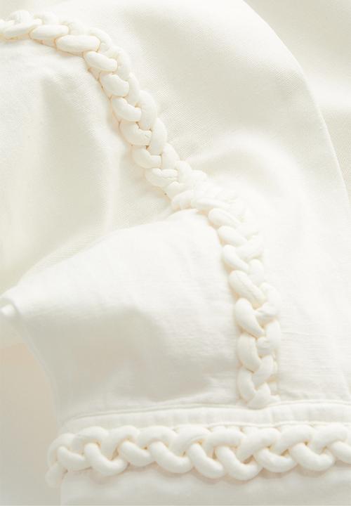 H&M - Linen-blend shirt - white