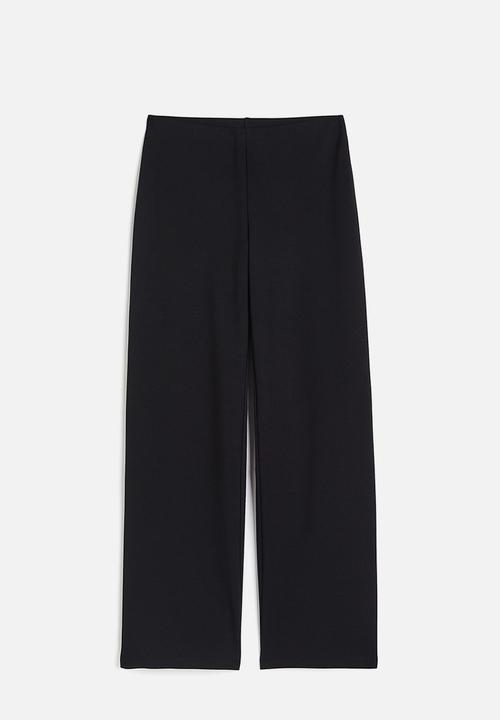 H&M - Jersey trousers - black