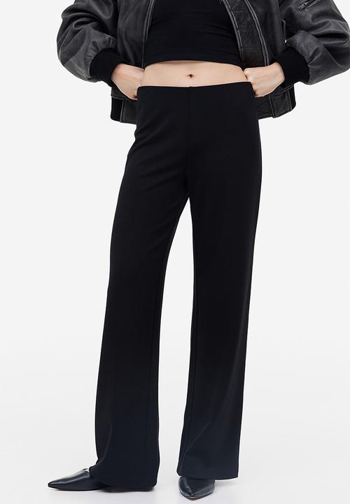 H&M - Jersey trousers - black