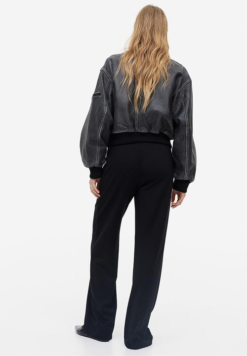 H&M - Jersey trousers - black