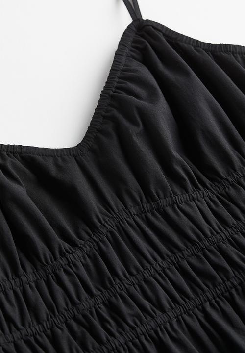 H&M - Smock-waisted dress - black