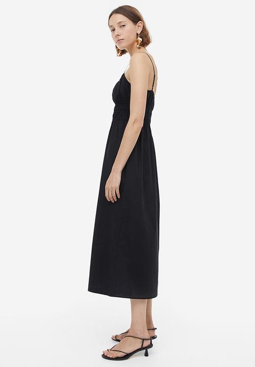 H&M - Smock-waisted dress - black