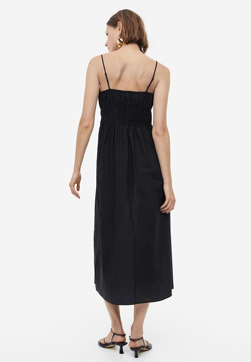 H&M - Smock-waisted dress - black