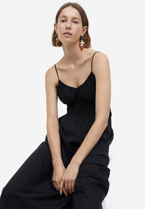 H&M - Smock-waisted dress - black