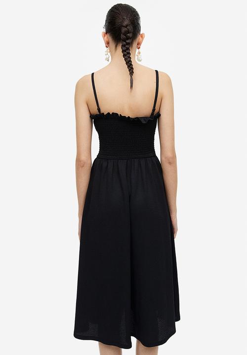 H&M - Smock-topped dress - black