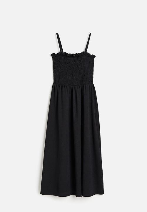 H&M - Smock-topped dress - black