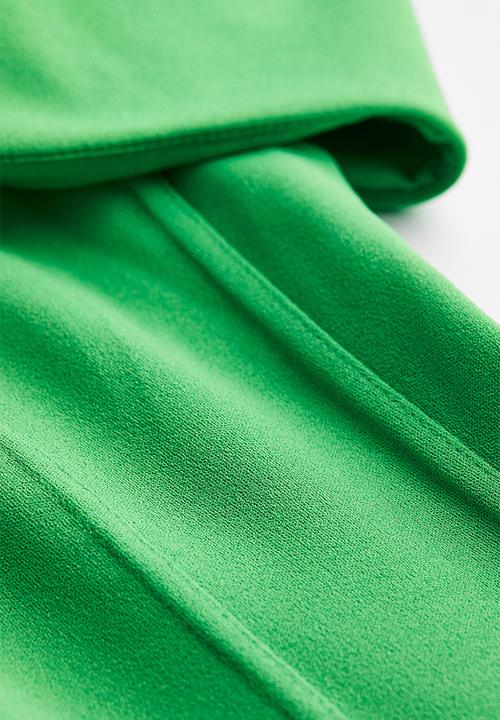 H&M - V-neck bodycon dress - green