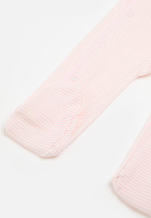 MINOTI - 2 pack sleepsuit & hat set - pink