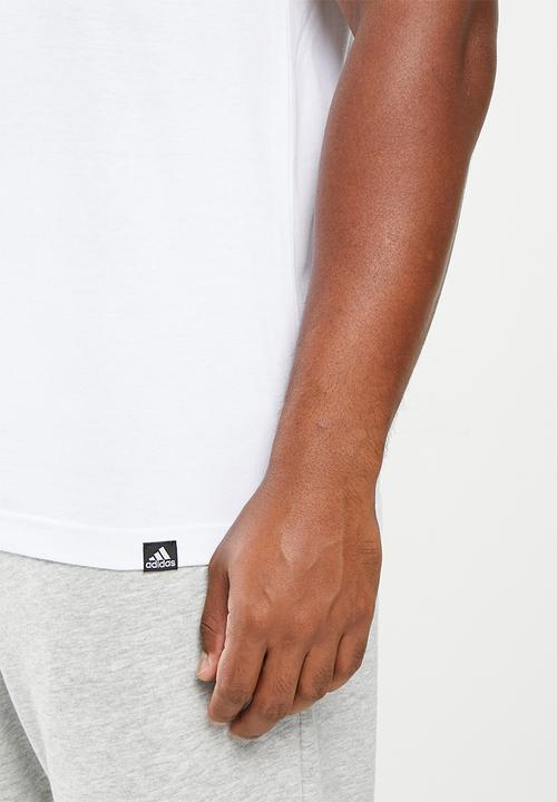 adidas Performance - M doodle mlt t - white