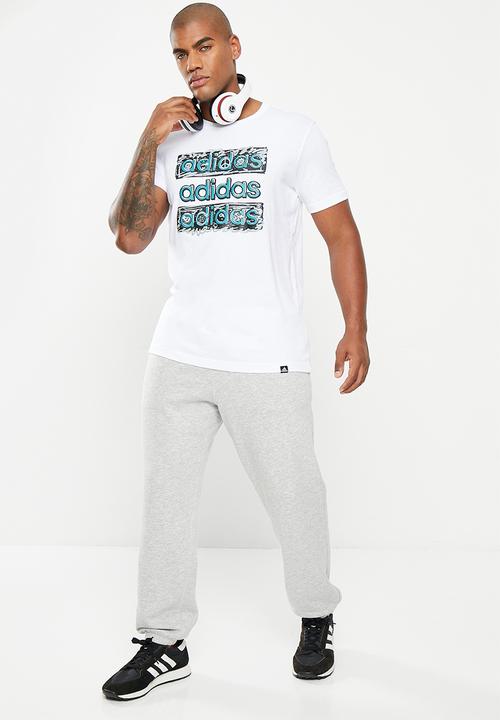 adidas Performance - M doodle mlt t - white