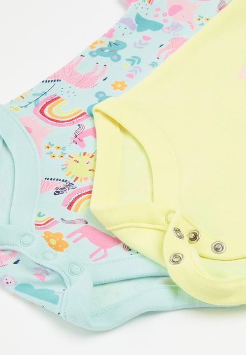 MINOTI - 2 pack bodysuit - turquoise