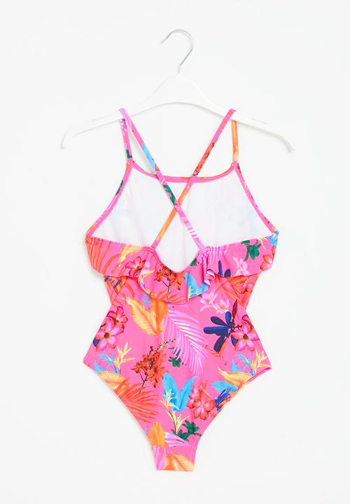 MINOTI - Printed swimsuit - pink