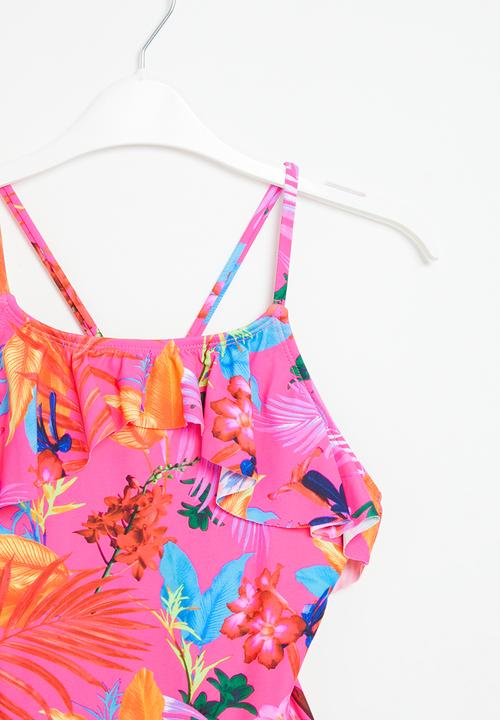 MINOTI - Printed swimsuit - pink