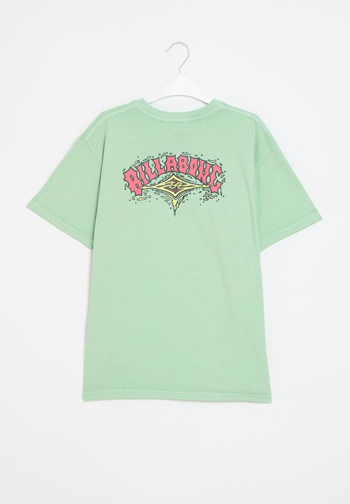 Billabong  - Boys throwback arch short sleeve tee - powder blue