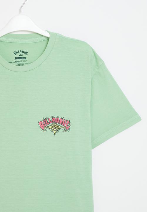 Billabong  - Boys throwback arch short sleeve tee - powder blue
