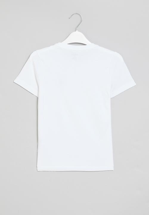 POLO - Gilrs kelly short sleeve tee - white