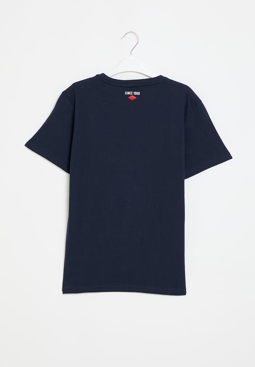 Lee Cooper - Circle dnm chest print kids tee - navy