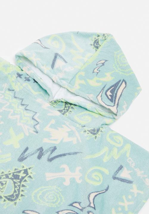 Quiksilver - Hoodie towel - pastel turquoise 
