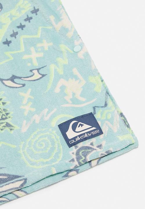 Quiksilver - Hoodie towel - pastel turquoise 