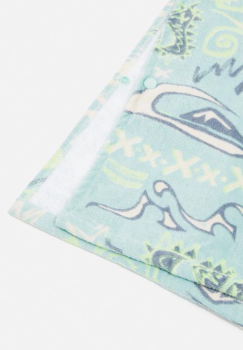 Quiksilver - Hoodie towel - pastel turquoise 