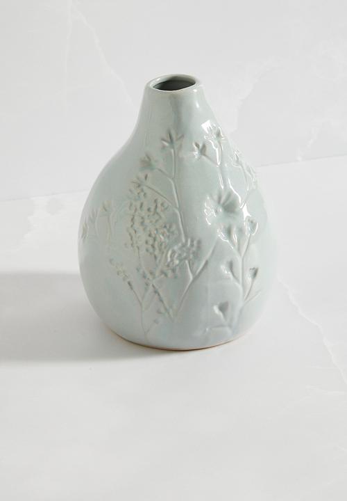 H&S - Stora vase - leafy 