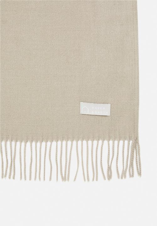 Aranda Blankets - Melody plain throw - cobblestone