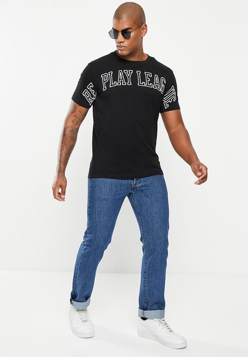 Replay - Basic jersey 30/1- black 