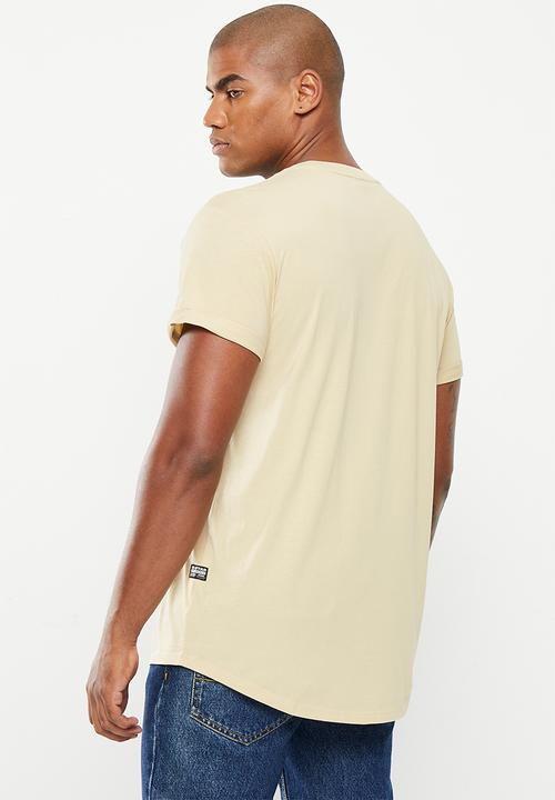 G-STAR - Lash r t short sleeve compact jersey o - light yellow