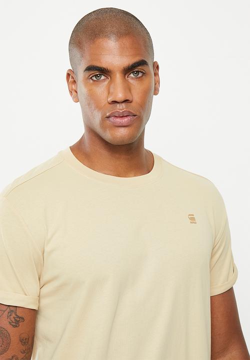 G-STAR - Lash r t short sleeve compact jersey o - light yellow