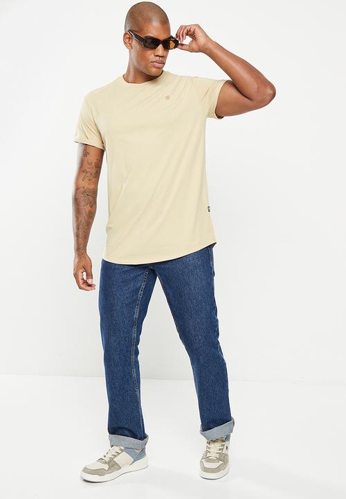 G-STAR - Lash r t short sleeve compact jersey o - light yellow