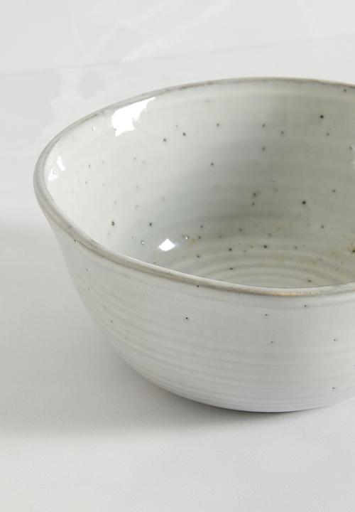 Sixth Floor - Dripple cereal bowl of 4 - grey