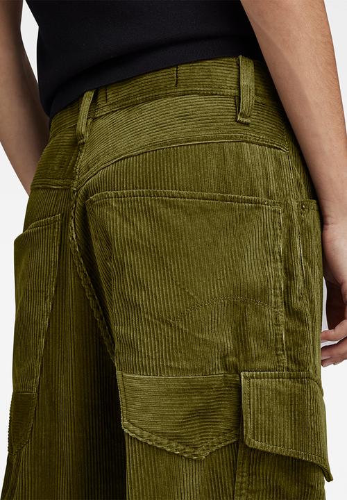 G-STAR - Cargo cord 3d bf pant wmn - dark olive