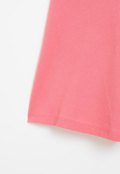 MINOTI - Pique vest dress - coral