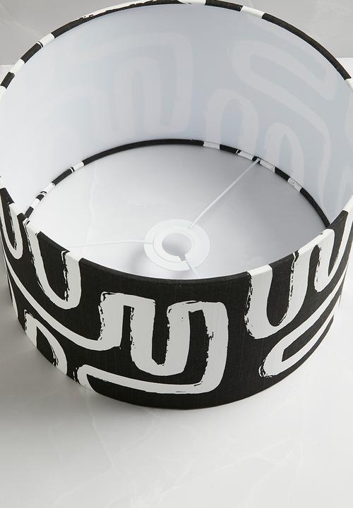 Sixth Floor - Vera lampshade - black
