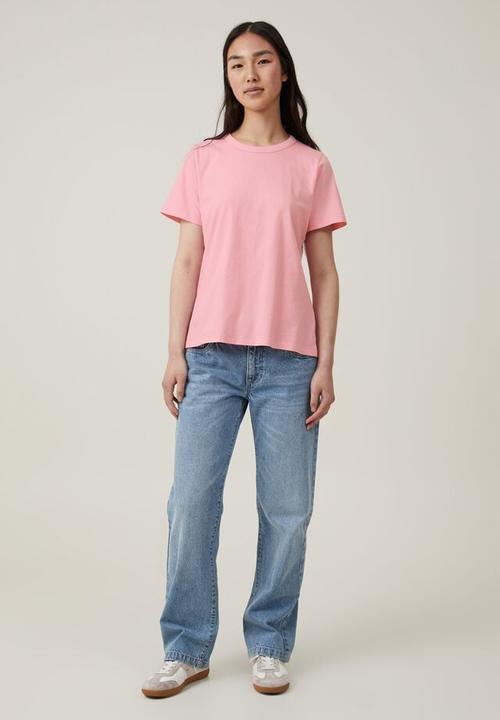 Cotton On - The 91 classic organic tee - washed pink