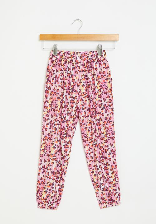 MINOTI - Viscose harem pant - pink